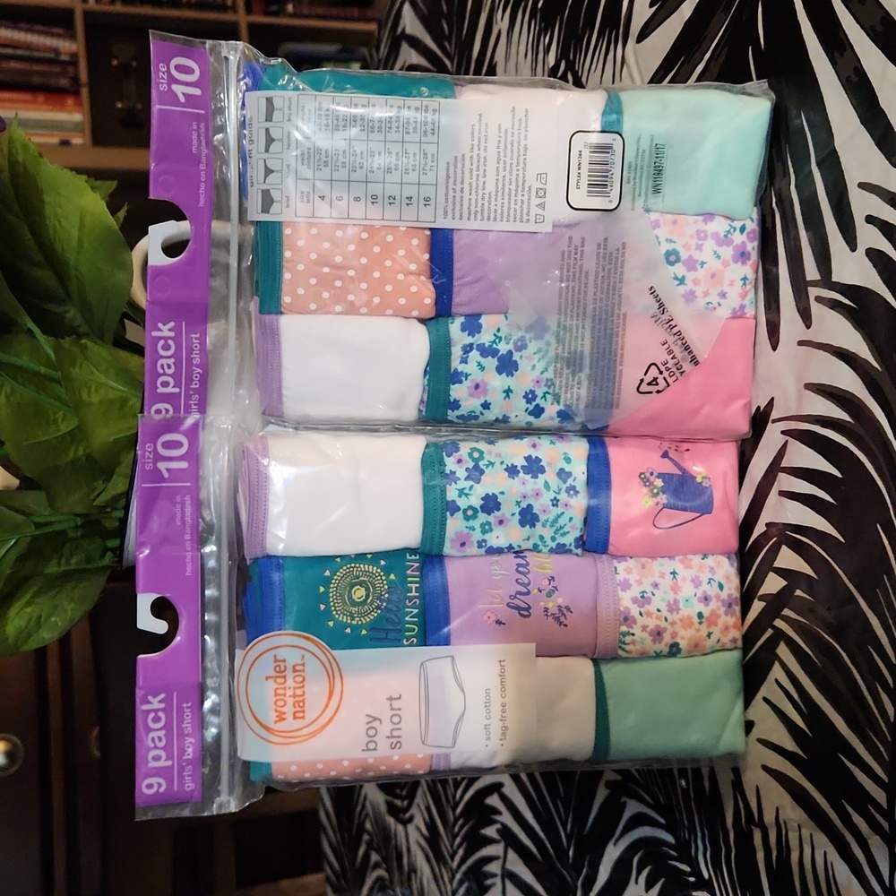 Girls boy short undies